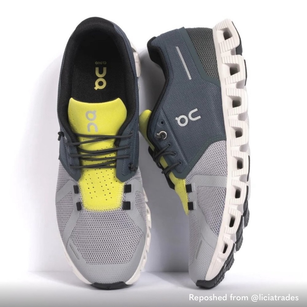 On Cloud 5 Sneakers in Olive and Alloy 9 New with Box Men's Running Shoes